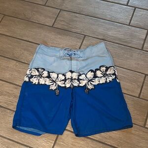 Wesc Light Blue Swim Shorts